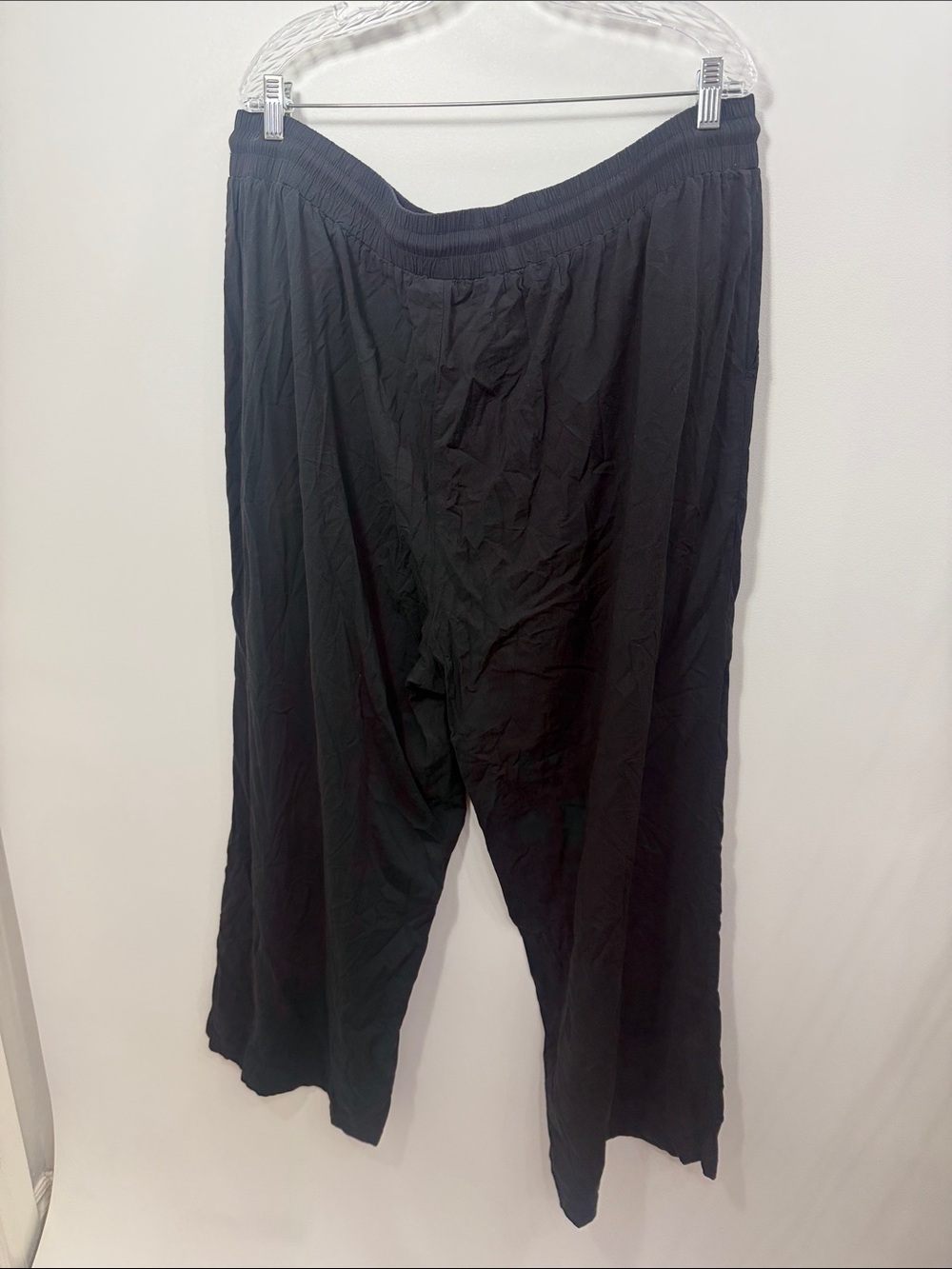 HALARA Wide leg black pull on pants size 2X.NWT - Picture 7 of 9